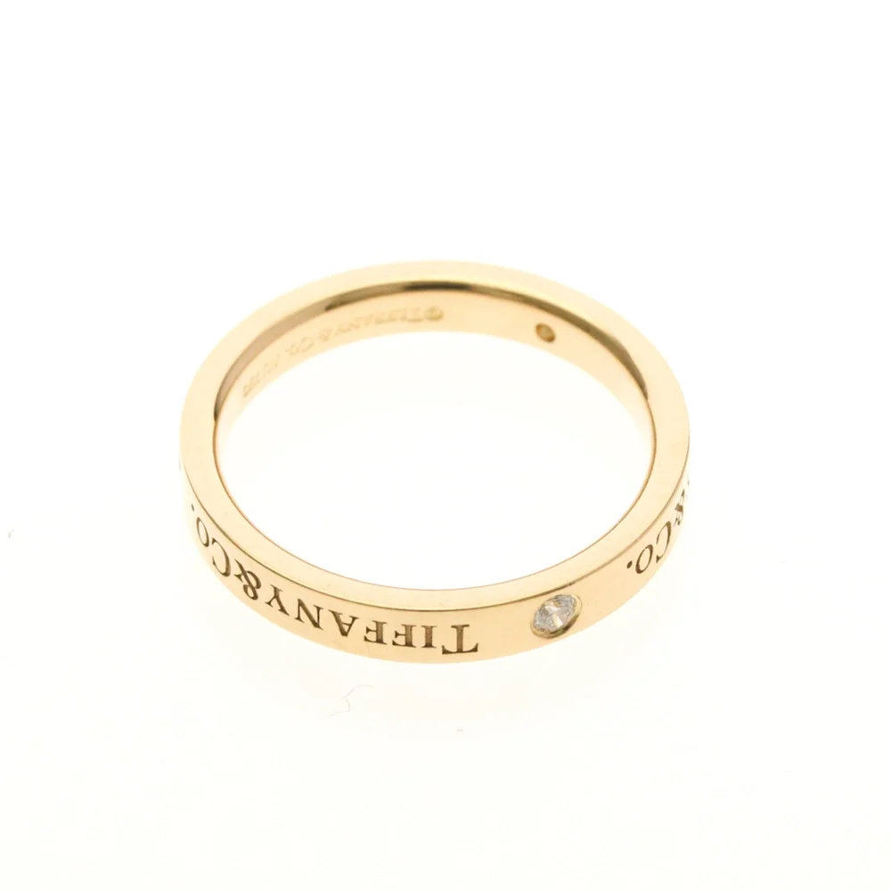 TIFFANY 18k Gold Diamond Ring